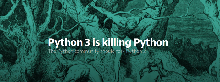 python 3 is killing python